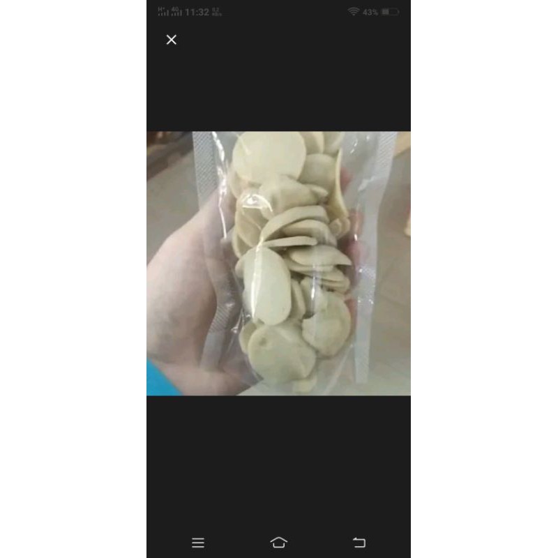 

kemplang sayur asem mentah tenggiri