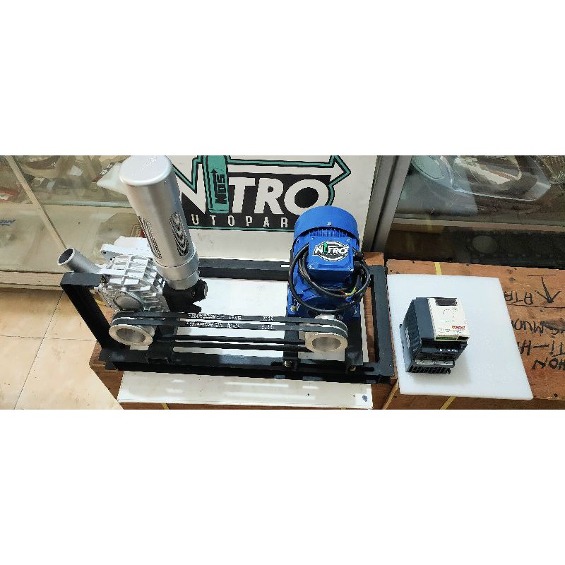 Supercharger Amr500 1hp Double Pulley Inverter Schneider ATV12 1HP 750Watt