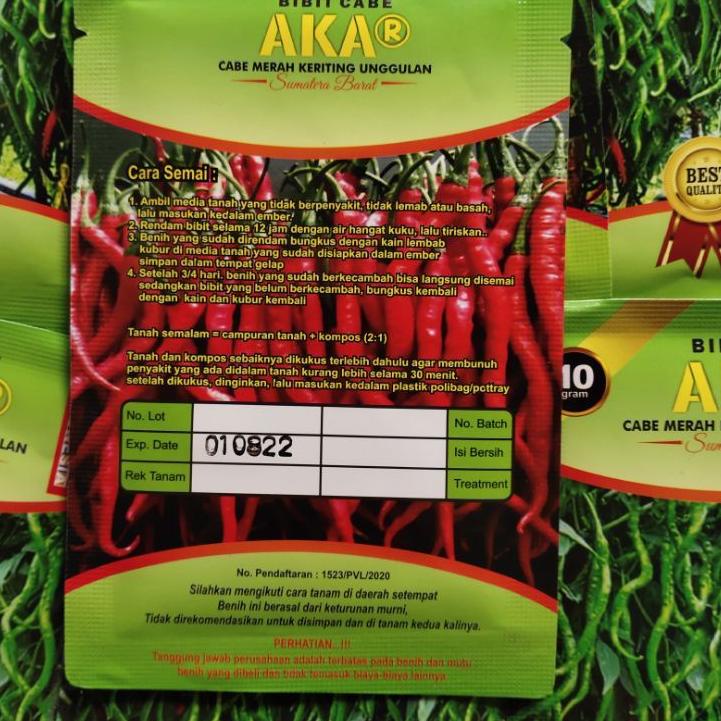 Mari Dicoba☄️ Cabe Unggul Akar Lokal Sumatra Asli Payakumbuh 10gOriginal Pabrik Cabe Akar Tahan Viru