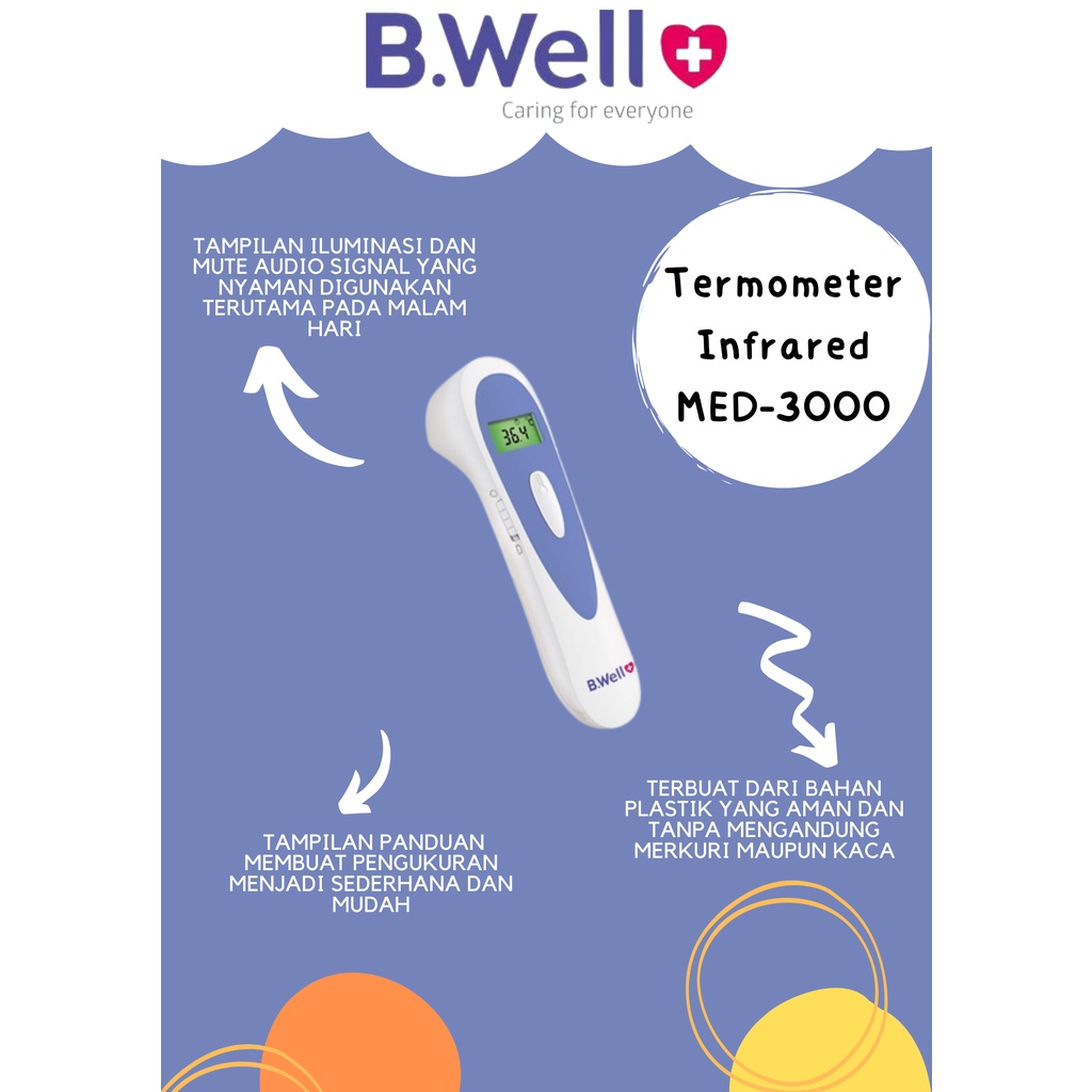 Termometer Infrared B.Well MED-3000