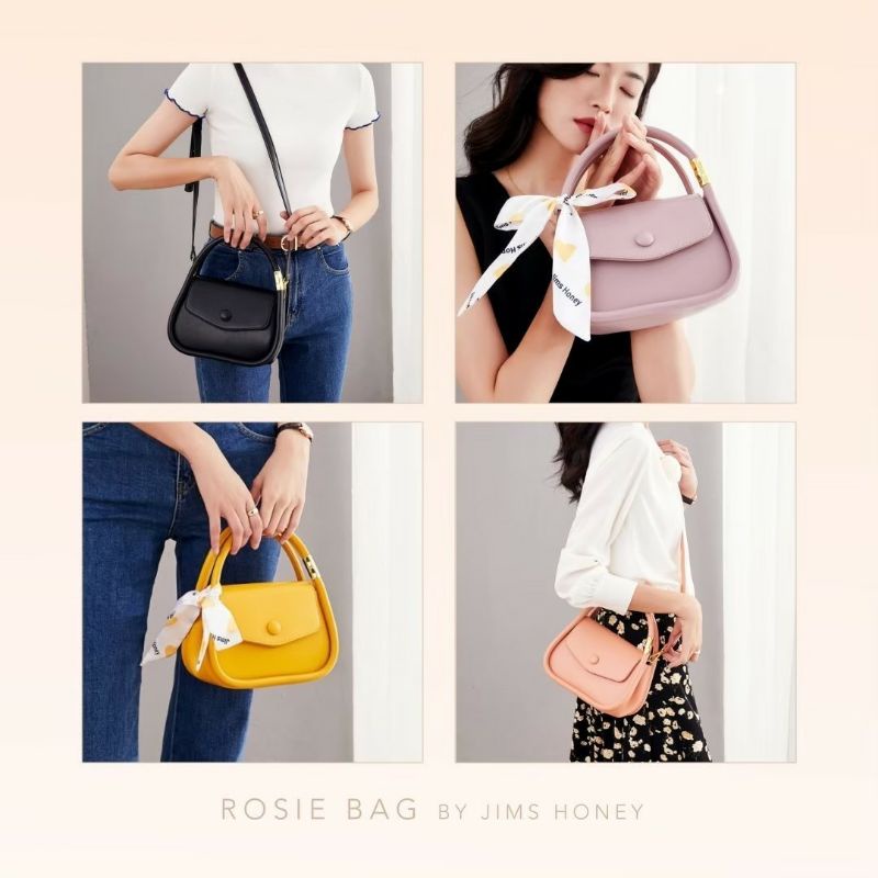 Rosie Bag Jims Honey Tas Selempang Wanita Realpic Cod Original handbag scarft rosy bag