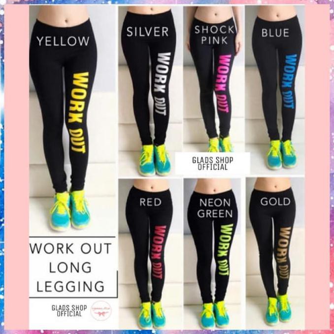 LEGGING WORKOUT IMPORT CELANA SENAM WANITA LEGING JUMBO OLAHRAGA - Putih BBZ223