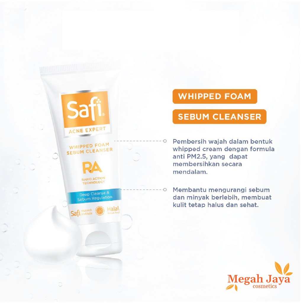 SAFI ACNE EXPERT WHIPPED FOAM SEBUM CLEANSER 100 GR @MJ