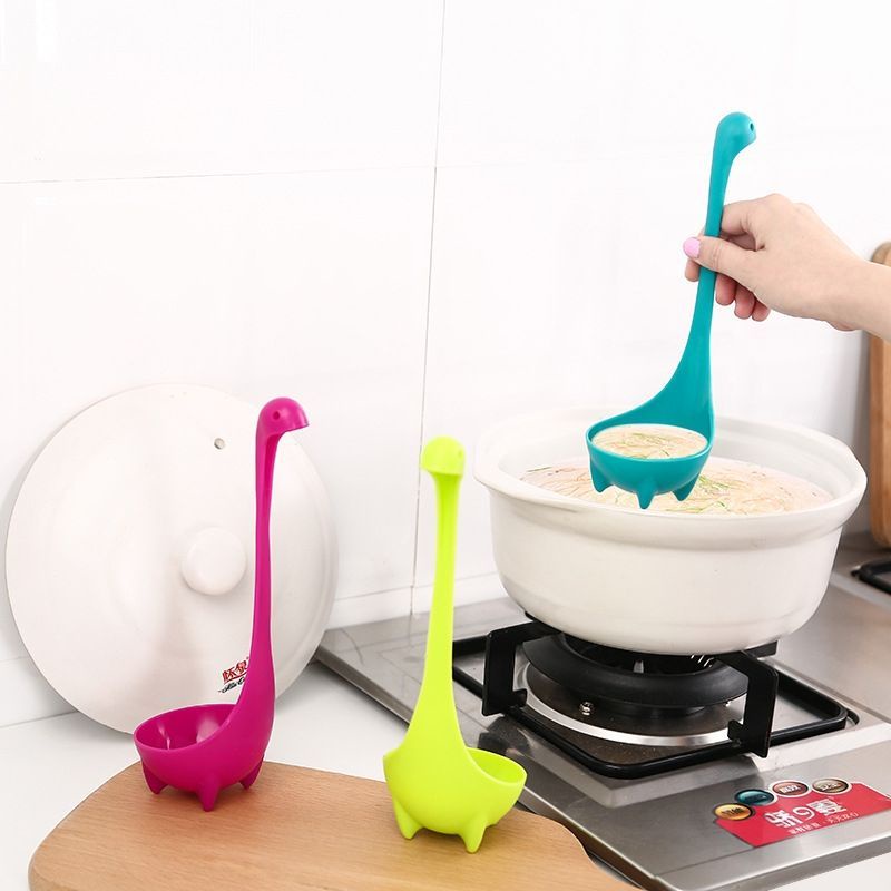 soup ladle / centong angsa ajaib bisa berdiri untuk soup dan hotpot sendok sayur kuah  Centong kuah