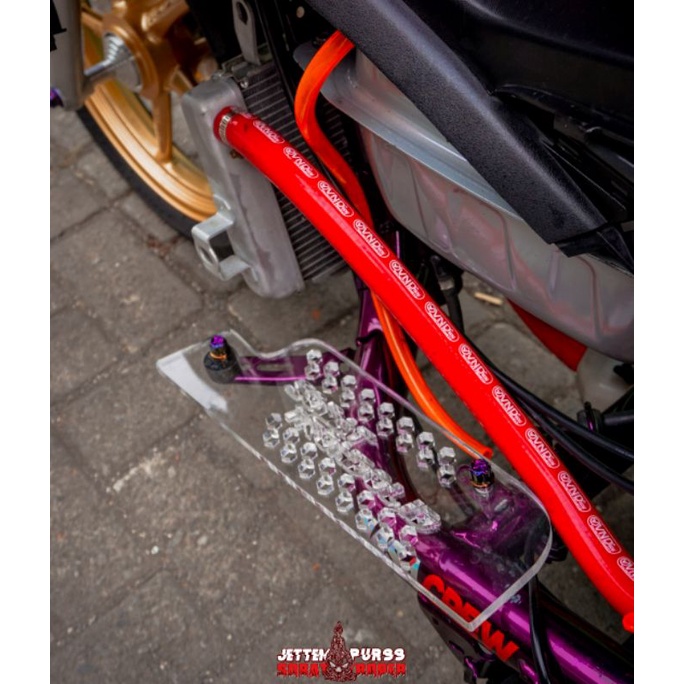 Pijakan Kaki Akrilik Tebal 8 Mili Aerox 155 old & New Aerox 155