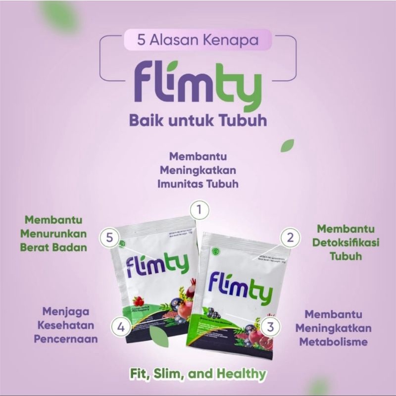 FLIMTY FIBER(1BOX ISI 16SACHET) ORIGINAL 100%