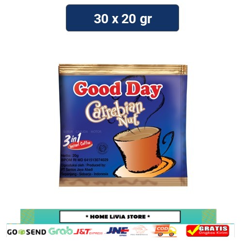 

Good Day Carribean Nut Kopi 20gr x 30