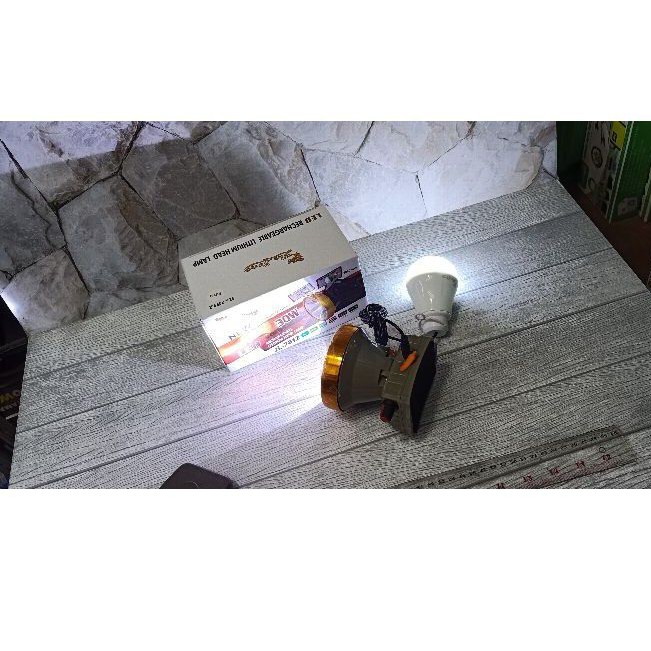 Senter Kepala Selam/Diving 30 Watt Jinlong Jl-7812 Cahaya Putih + Bohlam 7 Watt