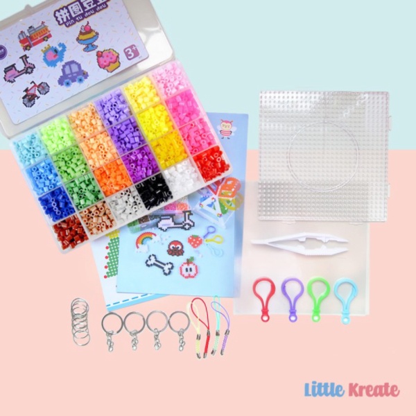 

Perler / Hama Beads Set / Hamabead / Hamabeads / Mainan Edukasi Anak - 1 Set 24warna Diskon