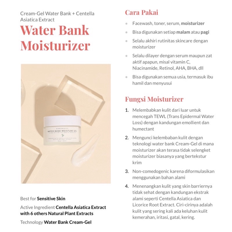 ✨Up Your Look✨ Eiem Beauty Moisturizer water bank pelembab wajah