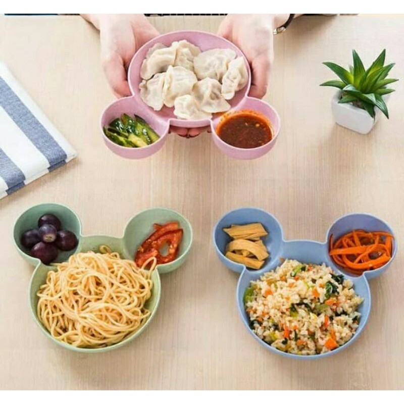 ⭐ Jendela Kosmetik ⭐ Mangkok Makan Bentuk Mickey Mouse / Mangkok Serba Guna / Mangkok Makan Anak / Mangkok Murah / Mangkok Plastik