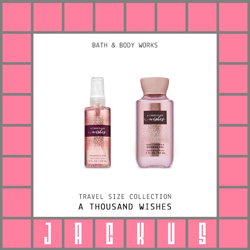 Bath & Body Works A Thousand Wishes Travel Size Collection