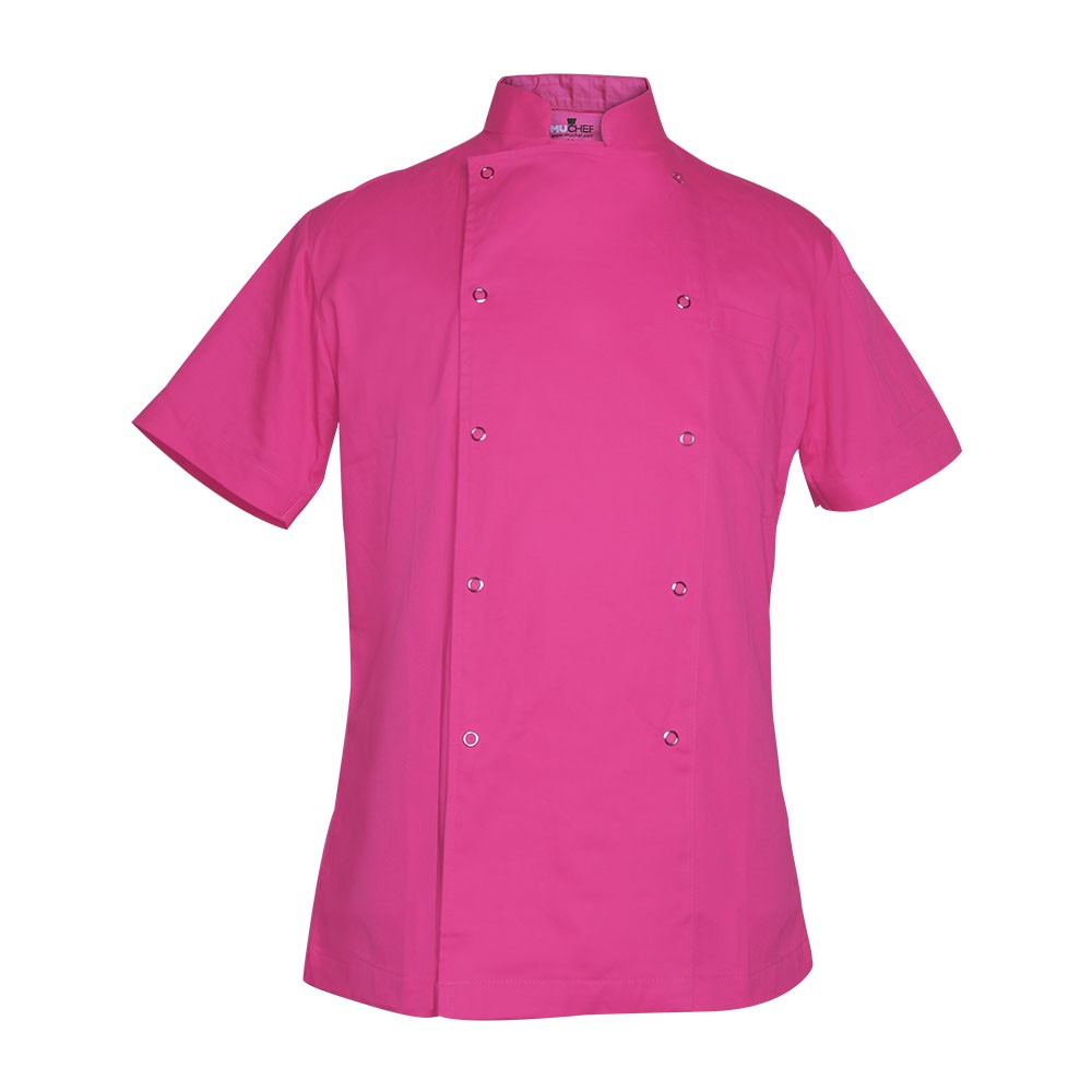 MUCHEF Baju Chef Rainbow Pink
