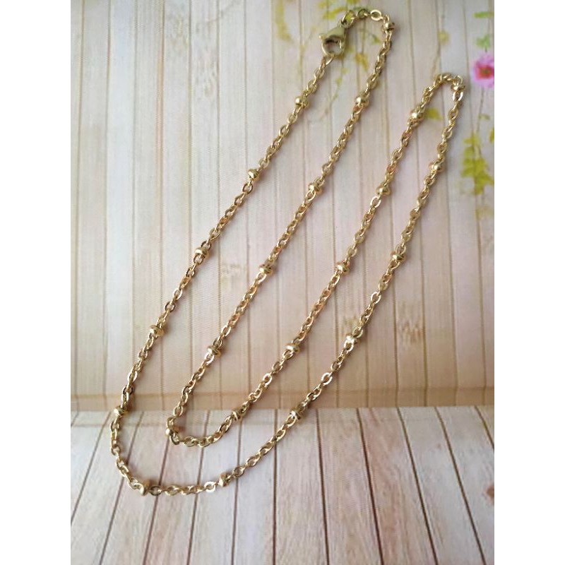 Kalung Nuri Bulat Titanium Kalung Import Wanita