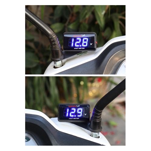 BREKET DUDUKAN VOLTMETER AKI BRECKET TATAKAN VOLT METER DI SPION