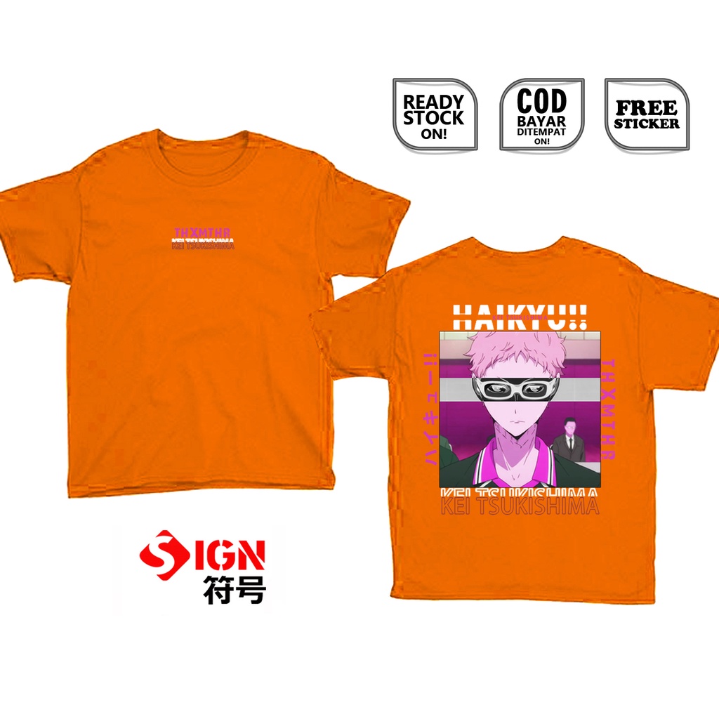 KAOS KEI TSUKISHIMA HAIKYU ANIME MANGA SHOYO HINATA KENMA KONZUME KAGEYAMA TOBIO TORU OIKAWA YU SIGN