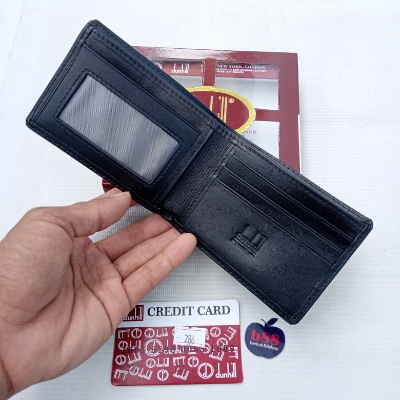 Dompet Pria Mini DHL Kulit Asli Tanpa Resleting