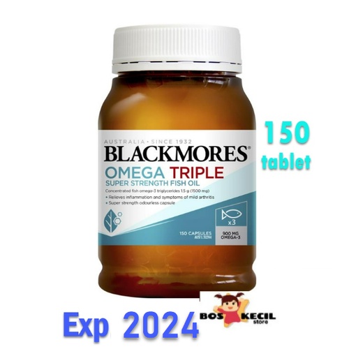 Blackmores Omega Triple Concentrated Fish Oil 150 Caps