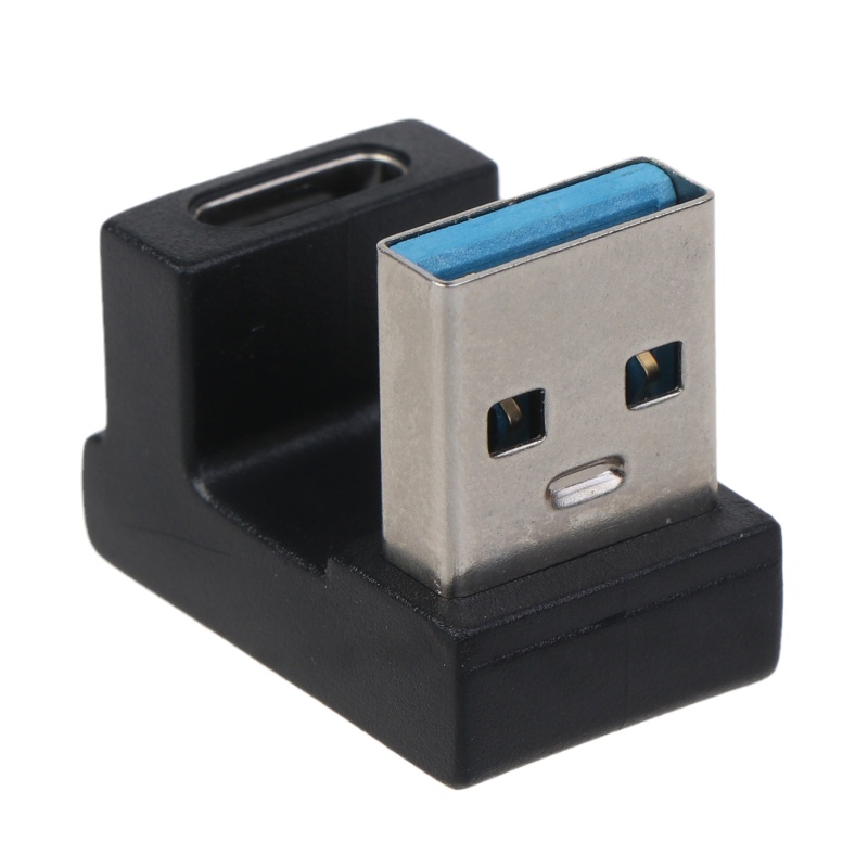 Zzz Adapter Konverter Mini USB 3.0 10Gbps Bentuk U Ke Tipe-C Untuk Laptop / Tablet