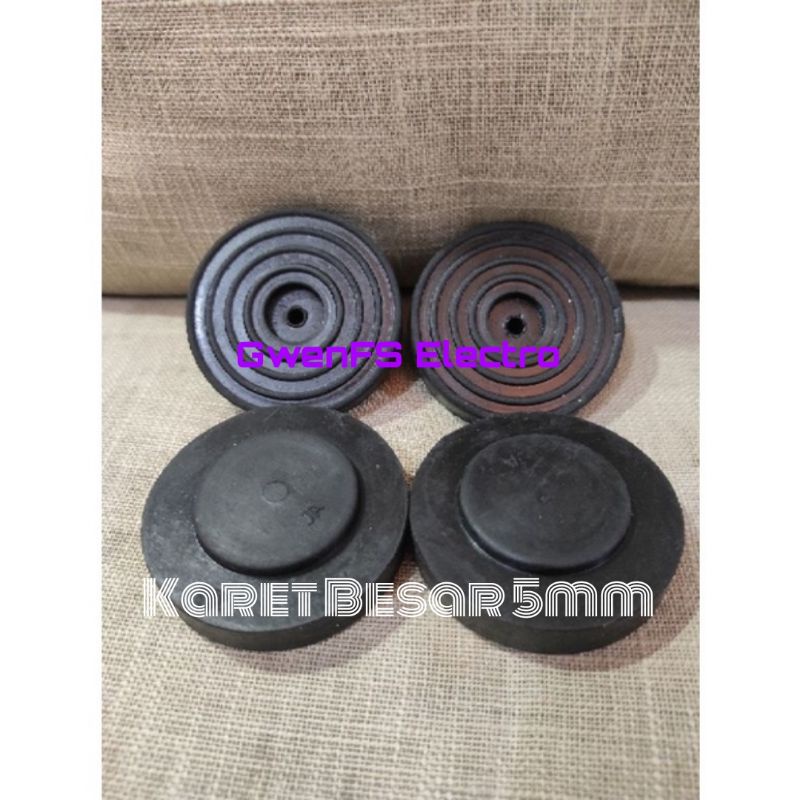 Karet Kaki Amplifier Box  Kaki Karet 25mm dudukan Kulkas, Mesin Cuci, Kompor