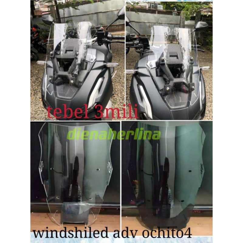 windshield HONDA ADV ochito4.cryborg.visor Honda ADV ochito4.kaca depan Honda ADVcryborg.ochito4