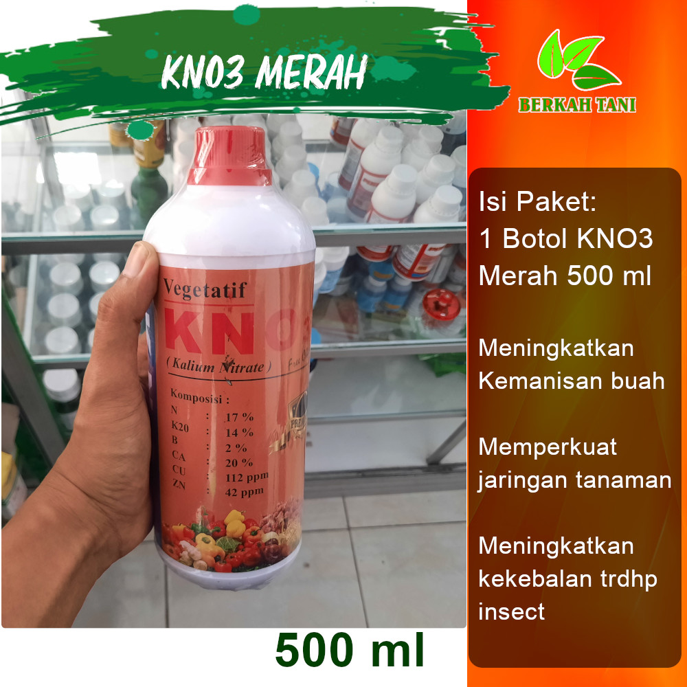 KNO3 Merah Cair 500 ml Kalium Nitrat