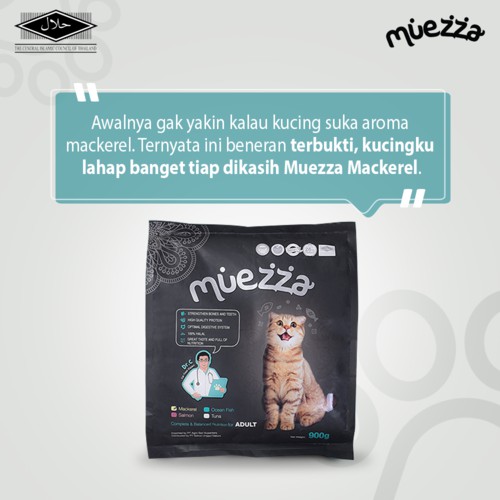 Makanan Kucing Kering Mackerel Flavor Muezza Cat Food Shopee Indonesia