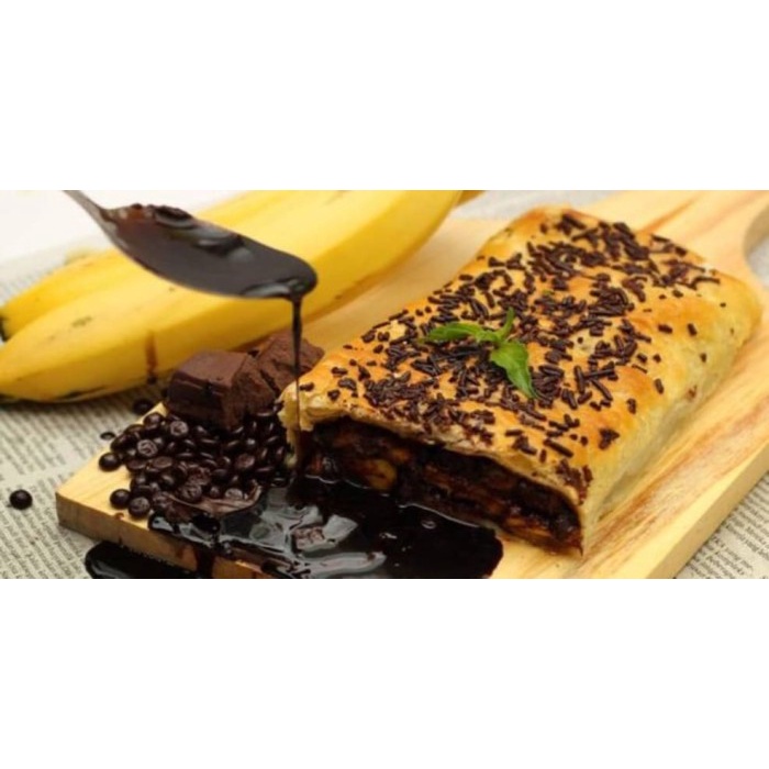 

Promo chocho Banana strudel Oleh-oleh kota Malang