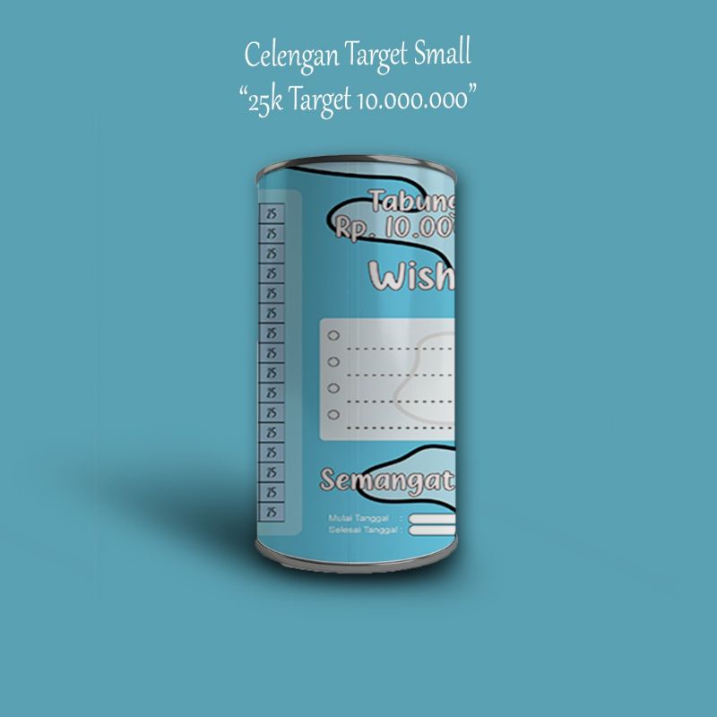 CELENGAN TARGET BUKA TUTUP ATAU PERMANEN MURAH CELENGAN VIRAL TIKTOK SMALL CELENGAN TABUNGAN SEDEKAH SUBUH-25 RIBU TARGET 10 JT