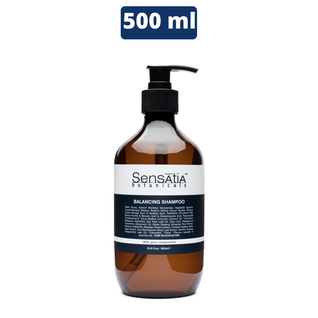 Sensatia Botanicals Balancing Shampoo - 500mL / 16.9 fl.oz.