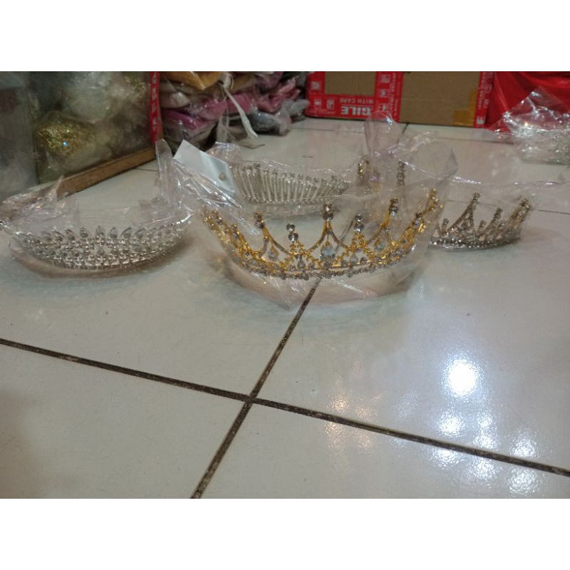 mahkota mutiara/mahkota pengantin/mahkota termurah
