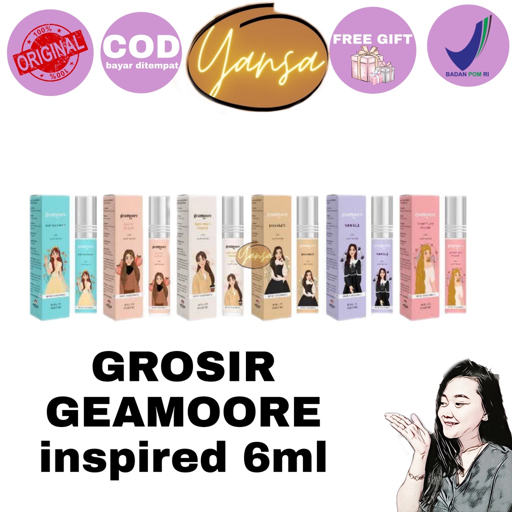 (GROSIR) GEAMOORE INSPIRED PARFUM 6ML