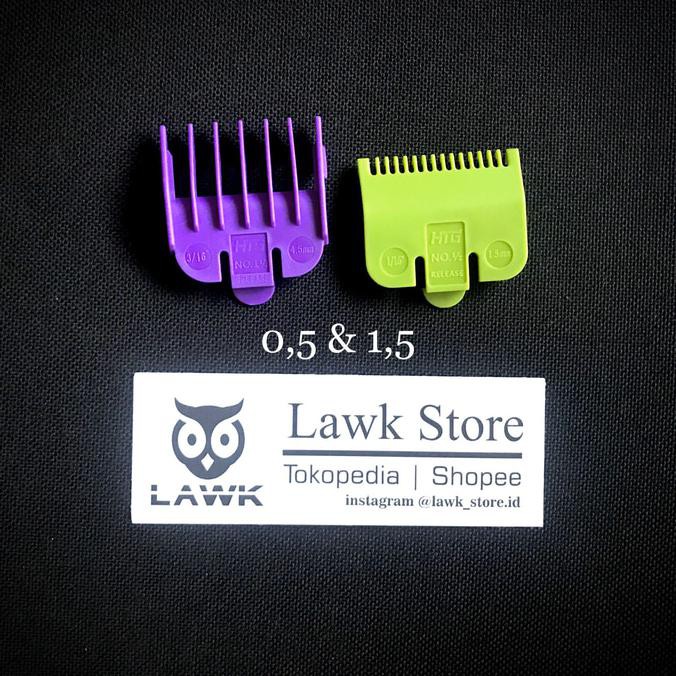 sepatu wahl ukuran 0,5 dan 1,5 set comb clipper sepatu mesin cukur ]]