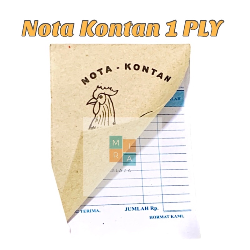 

BUKU NOTA KONTAN 1 PLY (1 PAk @20 BUKU)