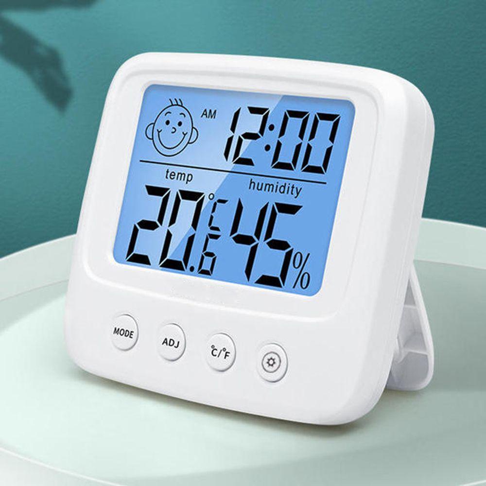 Solighter Pengukur Suhu Kelembaban Digital Indoor Weather Station Termometer Kamar Bayi