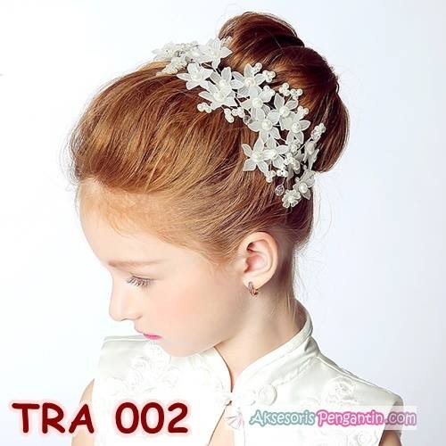 Aksesoris Rambut Pesta Anak Modern - Crown Tiara Pesta Wanita- TRA 002