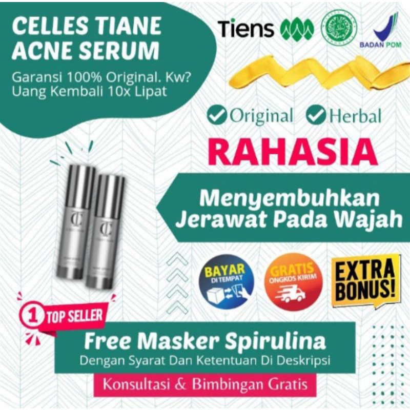 [ TERLARIS ] ACNE SERUM TIENS | SERUM PENGHILANG JERAWAT DAN FLEK HITAM