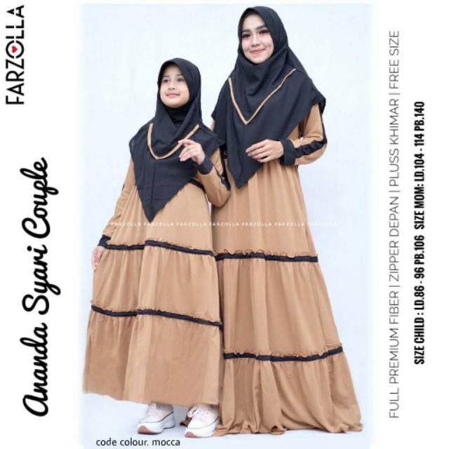 PAKAIAN IBU DAN ANAK ANANDA SYARI COUPLE