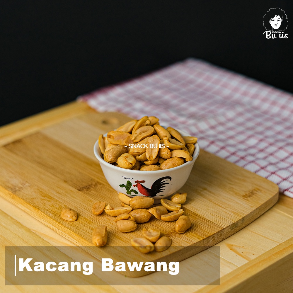 

250gram Kacang PREMIUM Kupas Sangrai Bawang Snack Bu iis Cemilan Sukabumi Lebaran Hari Raya Idul Fitri Adha Natal Imlek