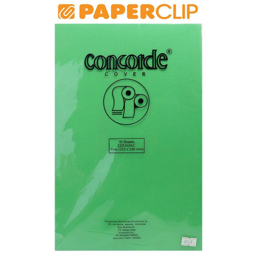 

KERTAS COVER CONCORDE F4 80529 220 10 LEMBAR MINT GREEN