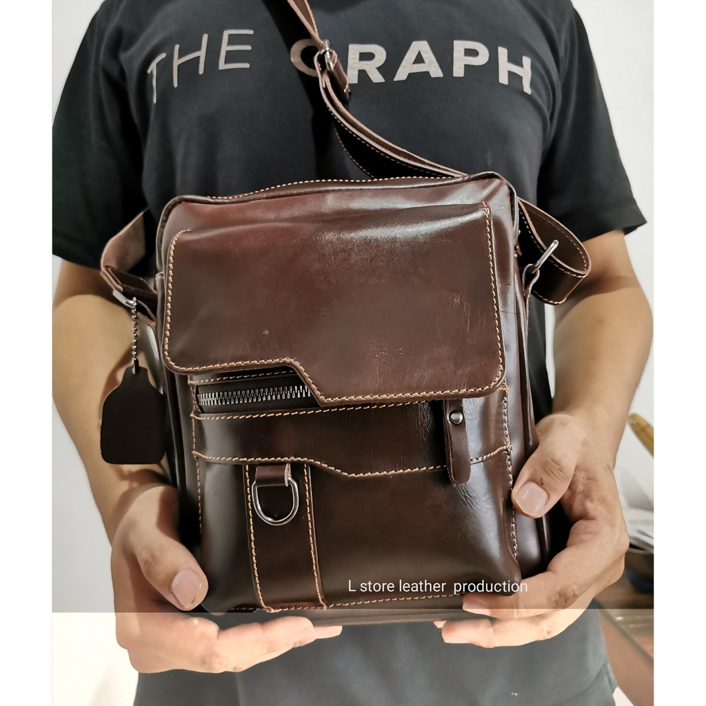 PRODUK BARU TASPRIA XENDTRIK PHOTOGRAPHER04 KAMERA Z3A1C B14 Tas Selem HA363 Tas Kulit Pria Sling B