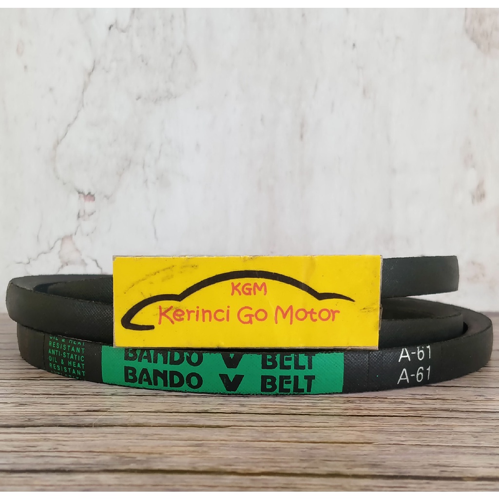 BANDO VAN BELT A-61 V BELT TALI KIPAS A61 FAN BELT VANBELT POLOS A-61