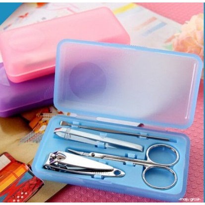 BAJ Manicure Pedicure Set 4IN1 Pedicure Gunting Kuku Pembersih shude - SS047