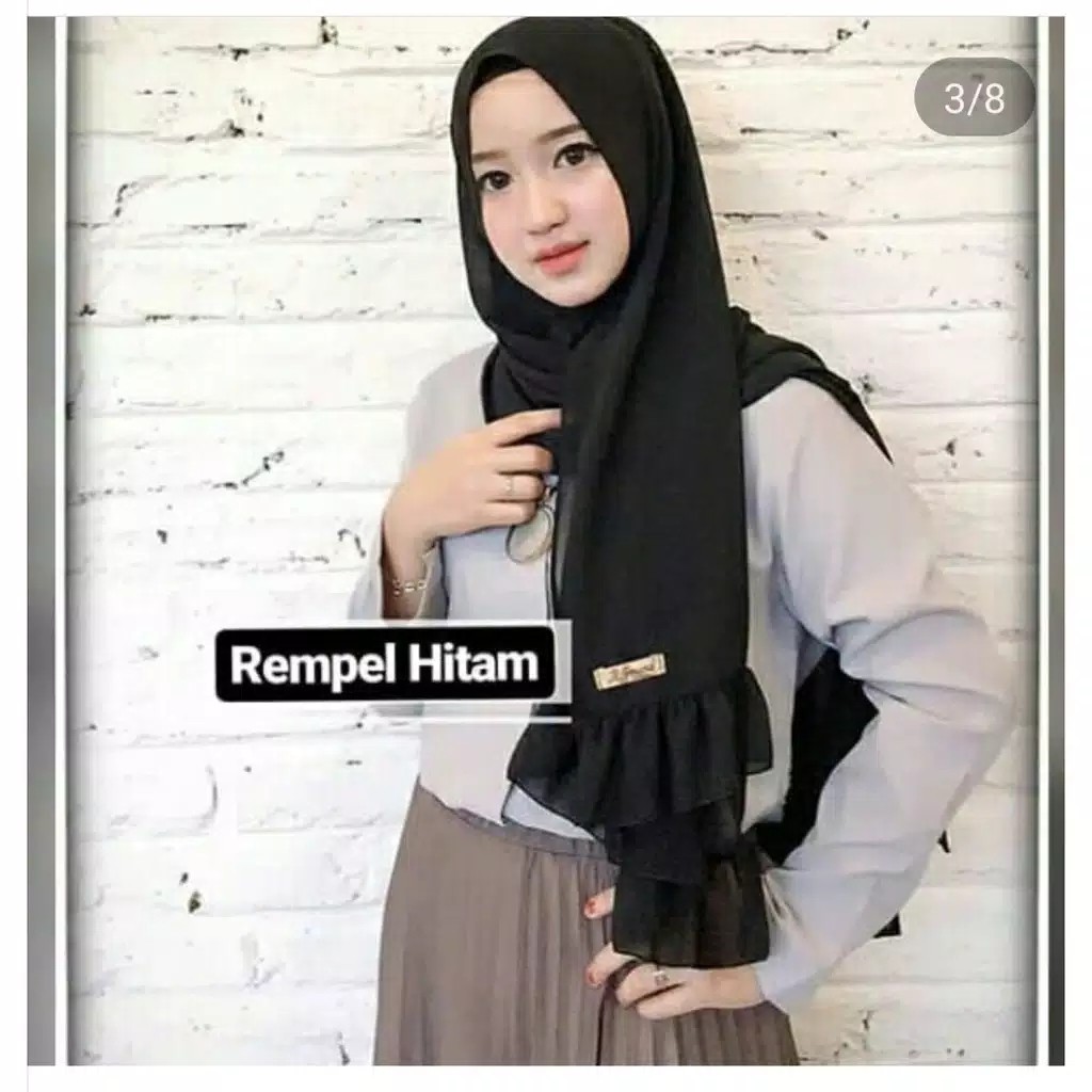 Hijab Pashmina Rempel Sabyan Jumbo Diamond Italiano