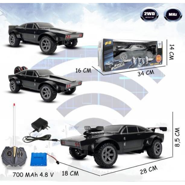 FAST FURIOUS MAINAN MOBIL REMOTE RC