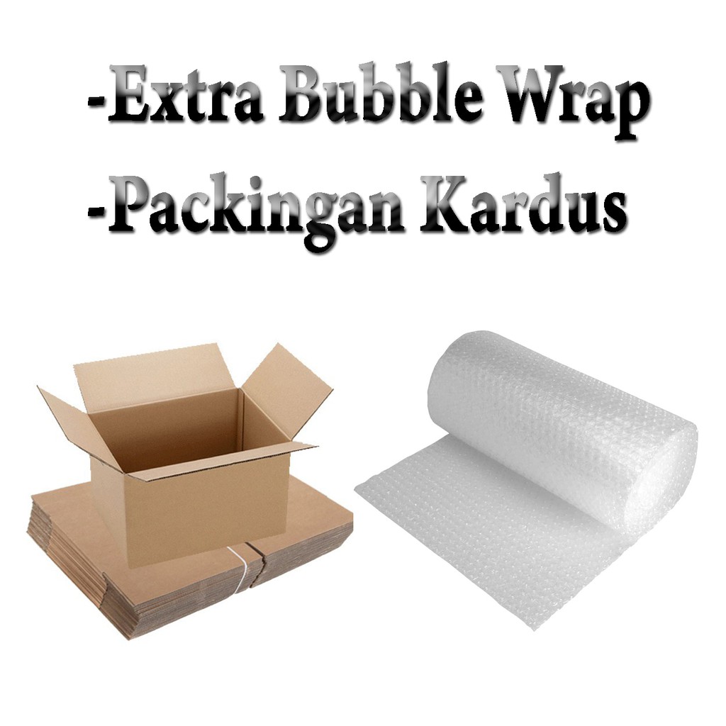 

EXTRA BUBBLE WRAP + PACKING KARDUS