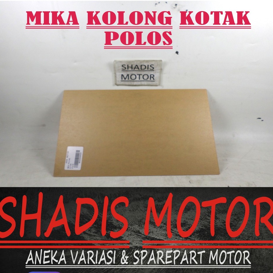 Mika Kolong Motor Model Kotak Polos