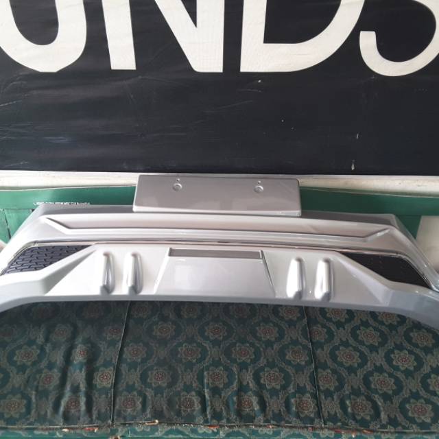 Front Bumper Guard All New Innova Luxury Silver Chrome