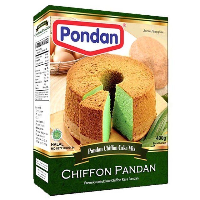 

Pondan - Premiks kue Chiffon Pandan - 400 gr