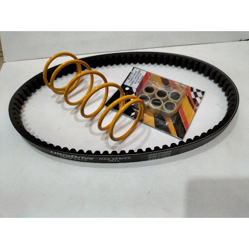 Peketan CVT beat fi.Vario 110 karbu.Scoopy fi.v belt per cvt roller set not TDR.kawahara.dll